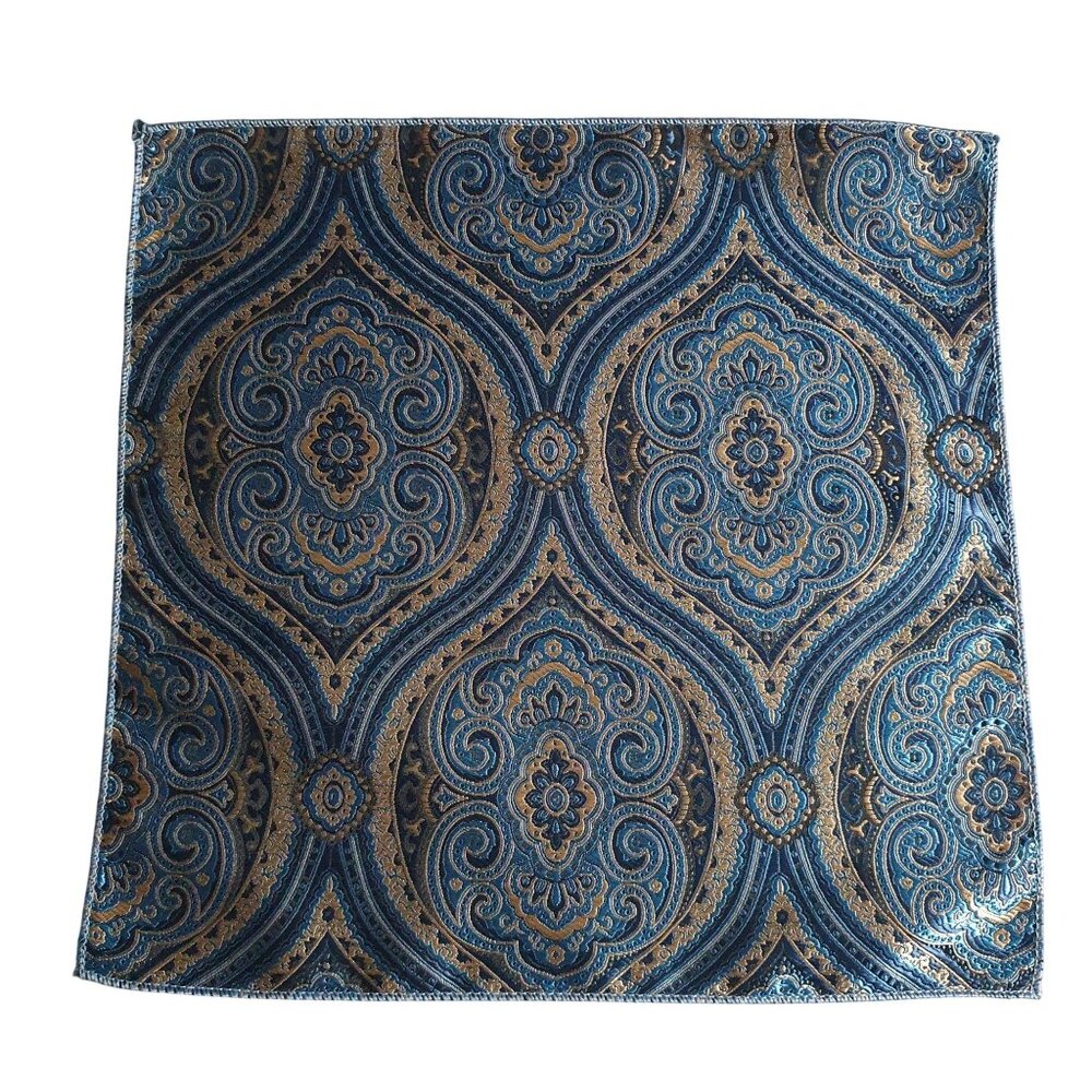 Pocket Square Silk Formal Blue Gray Decorative Accessory Suit Wedding Prom Gift